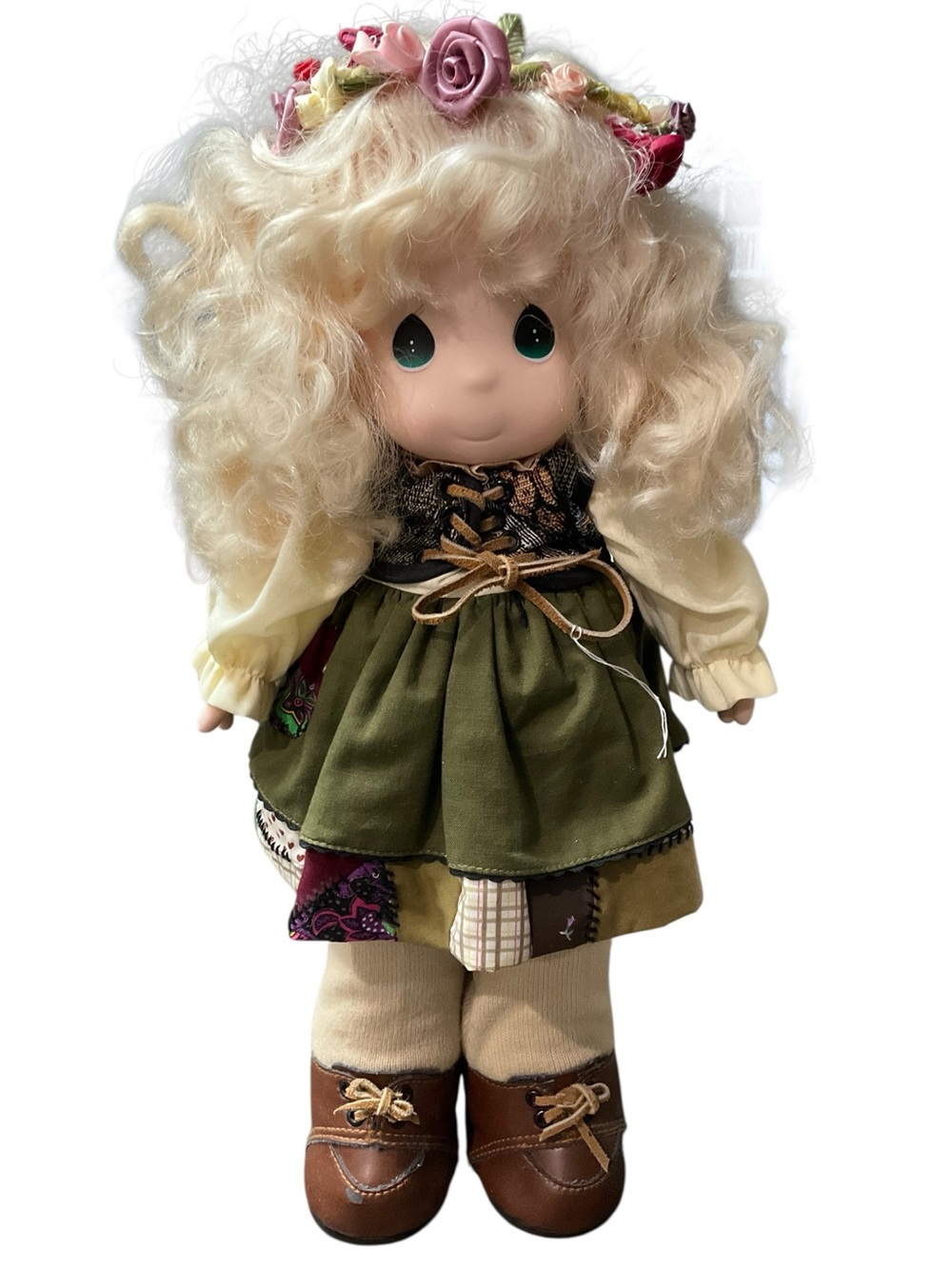 Precious Moments 1994 Vintage 16" Vinyl Cloth Classic Doll “Emma” EUC
